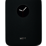 WiiM Sound Smart Speaker in Black with clock display