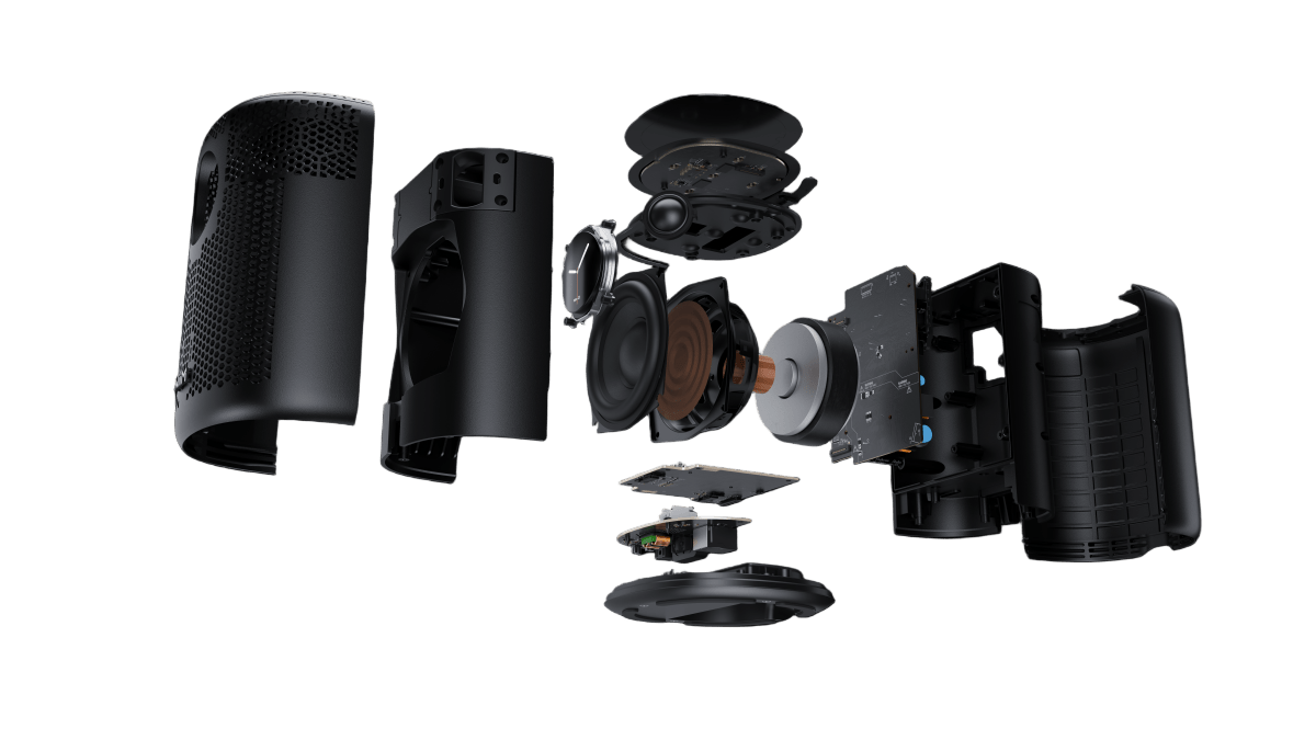 WiiM Sound Smart Speaker in Black inside