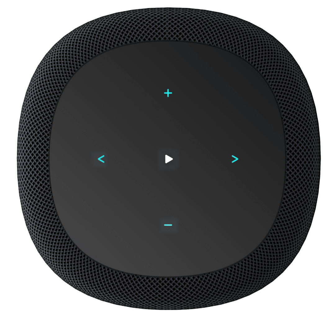 WiiM Sound Smart Speaker in Black, top