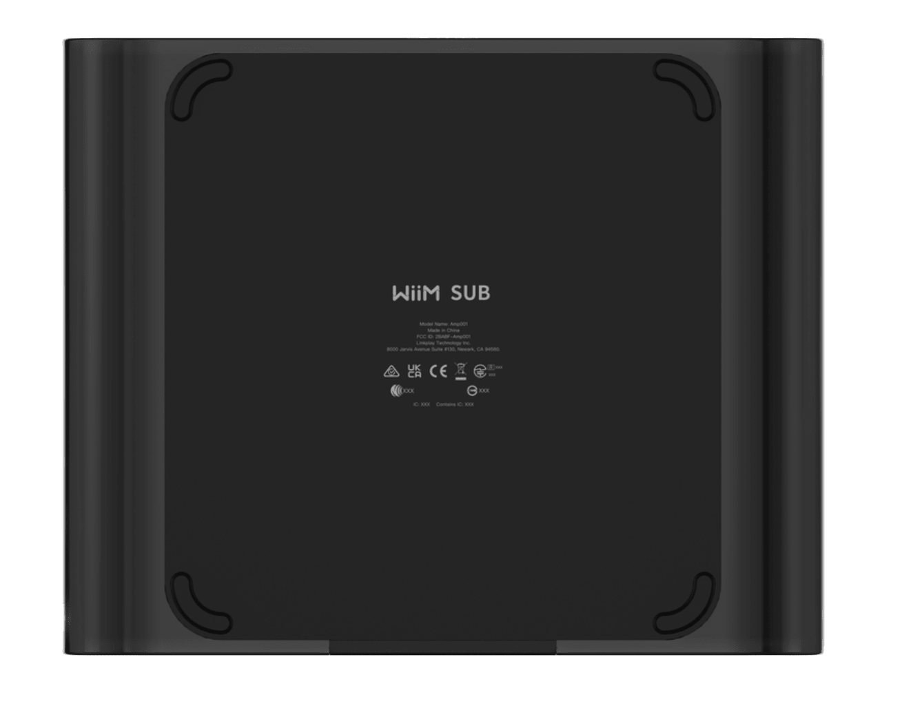 WiiM Sub Pro Wireless Subwoofer, bottom