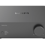 WiiM Vibelink Amp in Space Grey, front