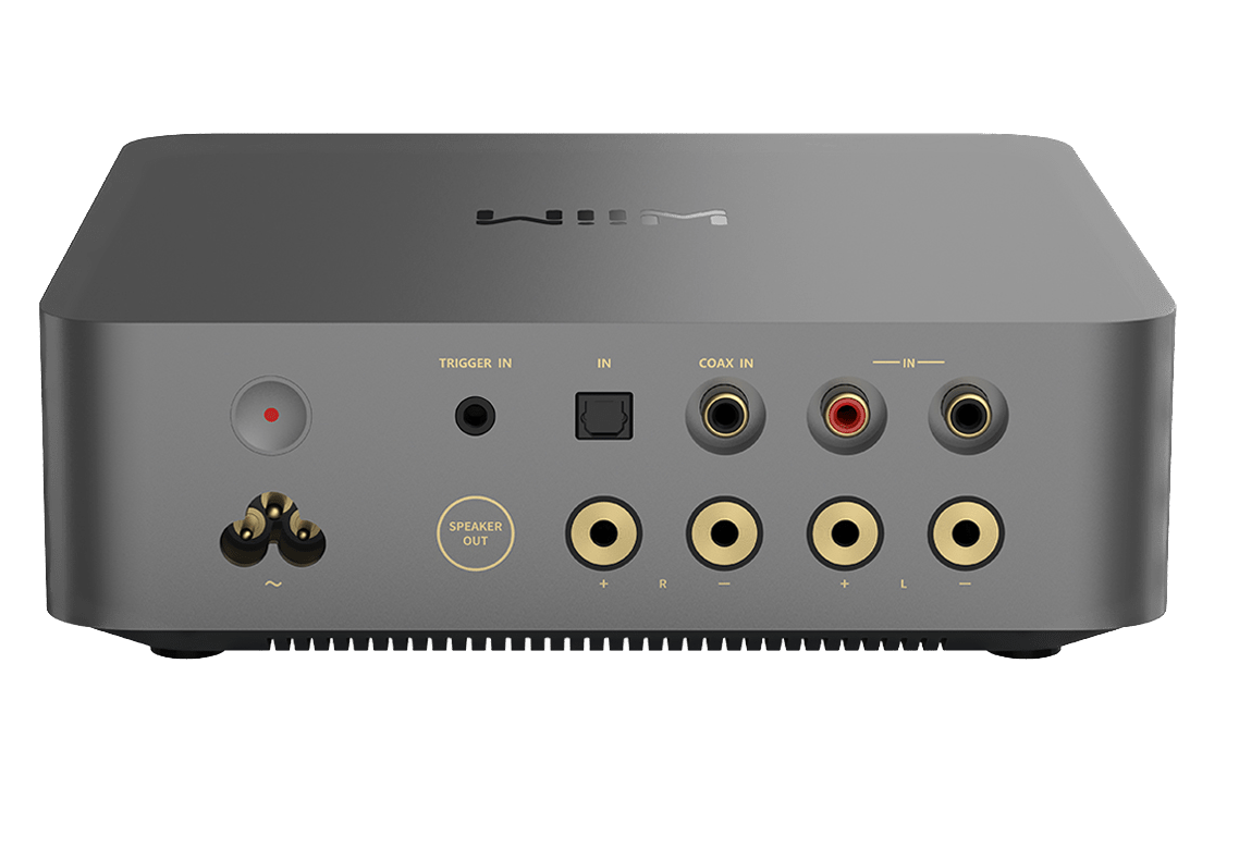 WiiM Vibelink Amp in Space Grey, back