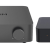 WiiM Vibelink Amp Power Amplifier with PRO Plus Audio Streamer, side by side
