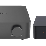 WiiM Vibelink Amp Power Amplifier with PRO Plus Audio Streamer, side by side